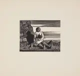 Big Baby (Greenland Mother) (Burne-Jones 101) by Rockwell Kent, 1933, Wood engraving on wove paper, sold Aug 2022