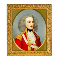Portrait of a military soldier in a painted oval by Continental School, 20th Century, oil on canvas, sold Aug 2022