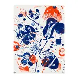 An 8 Set - 4, from the Pasadena Box (Lembark L. 60, SF-68) by Sam Francis, 1964, Lithograph in colors on wove paper, sold Nov 2022