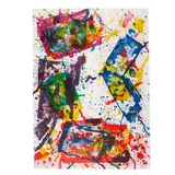 Sam Francis, Untitled (Lembark L. 254, SF-269), 1982, Offset lithograph in colors on wove paper