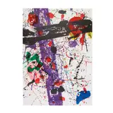 Sam Francis, Untitled, from Eight by Eight to Celebrate the Temporary Contemporary (Lembark L. 263, SF-272), 1984, Offset lithograph in colors on Rives BFK paper