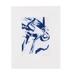 Untitled, from Boundayr (Lembark I. 83, SFE-048) by Sam Francis, 1987, Aquatint in colors on wove paper, sold Nov 2022