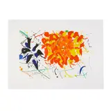 Sam Francis, Untitled Red (American Foundation) (SFE-080RC), 1992, Etching in colors on Fabriano paper