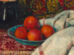 Georges Lemmen, Nature morte aux oranges, oil on panel
