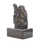 Pierre Bonnard, Baigneuse au rocher (Sa cuisse droite coupée), circa 1900, bronze with dark brown patina