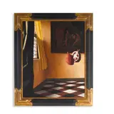 Charley Brown, Untitled (after Johannes Vermeer's Lady Writing a Letter with her Maid), 1977, oil on canvas