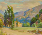 Christian von Schneidau, The Road to Laguna Beach, oil on canvas