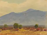 William P. Krehm, Rough Trail, oil on canvas affixed to board