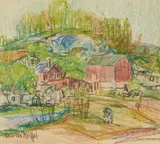 Charles Reiffel, Farm Scene