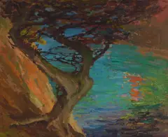 Mary DeNeale Morgan, Black Cypress, oil on canvas
