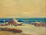 Arthur Dominique Rozaire, Two Seascapes