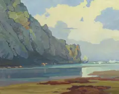 Aaron Edward Kilpatrick, Home of the Sea Birds, oil on canvas