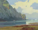 Aaron Edward Kilpatrick, Home of the Sea Birds, oil on canvas