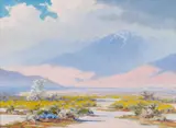 Charles Bradford Hudson, Near Palm Springs, oil on canvas