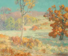 Maurice Braun, A Summer Day in the Hills Above San Diego, oil on canvas