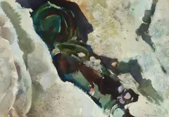 Barse Miller, Barnacle Ledge II, watercolor on paper