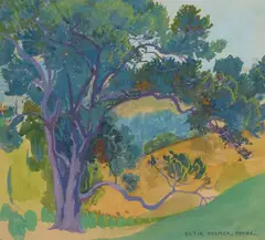 Study of a Tree by Elsie Palmer Payne, gouache on paper, sold Dec 2022