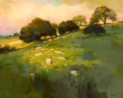 Dan Goozee, Cloud Shadows, oil on canvas