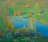 Rudolph F. Ingerle, Autumn, oil on canvas