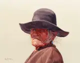 Ray Swanson, Slim Sanchez, oil on canvas