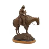 Herb Mignery, Cowboy Coolant, bronze with brown patina