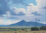 Michael Stack, Summer Day Cochise County, oil on canvas