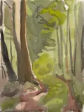 Fairfield Porter, Wood Road #2