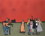 Robert Gwathmey, Country Gospel Music, 1971, oil on canvas