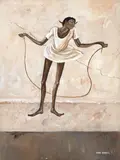 Ernie Barnes, Her Metier, 1972, acrylic on canvas
