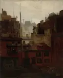 Joseph Stella, Paris Cityscape