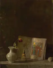 Hovsep Pushman, The Book of Omar, oil and gold leaf on Masonite