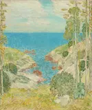 Childe Hassam, Marine View, Isles of Shoals (Panel of a Decorative Mural for the Charles Erskine Scott Wood House, Portland, Oregon)