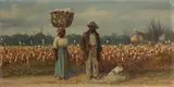 William Aiken Walker, The Cotton Pickers, oil on board