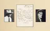 Letter to Will James by Charles Marion Russell, ink on paper, sold Nov 2022