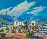 Marjorie Jane Reed, Evening Camp on the Old Southern Trail