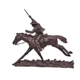 Harry Jackson, The Marshall II, bronze with brown patina