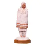 Oreland C. Joe Sr., Standing figure, carved alabaster