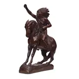 Cyrus Edwin Dallin, The Protest, bronze with brown patina