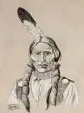 David Powell, Blackfoot Heraldry, The Bear Spear and Portrait of a man (a group of three), various sizes