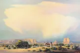 Charles H. Pabst, Evening Storm, oil on canvas