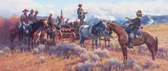 Fortification by Gary Carter, oil on canvas, sold Nov 2022