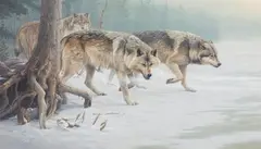 Daniel Smith, Eyes of the North, oil on board