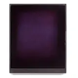 Eric Orr, Black Void, 1988, oil on canvas on board and lead on panel