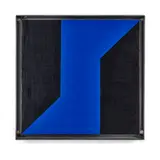 Frederick Hammersley, Twixt, #12 1977, oil on linen on plywood panel in artist's frame