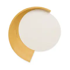 Tony DeLap, Ozanam, 1989, wood and acrylic on canvas