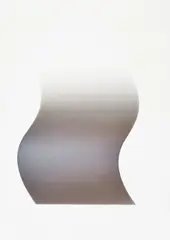 PCF-5 by Larry Bell, 1978, vaporized metal on paper, sold Sep 2022