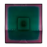 Billy Al Bengston, The Alamo - Green, 1969, lacquer and polyester resin on aluminum
