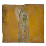 Robert Therrien, No title (arch tile painting), 1976, enamel on linoleum