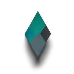 Ronald Davis, Green Diamond (PTG 0010d), 1965, acrylic on canvas on wood construction