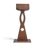 Beverly Pepper, Meslan Mahogany Wedge II, 1977-89, bronze